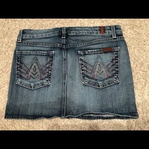 7 for All Mankind 90s Jean Skirt
